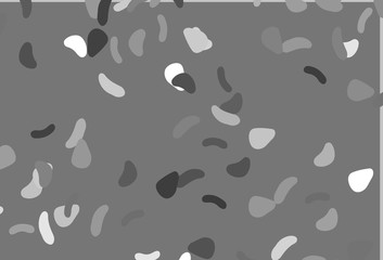 Light Silver, Gray vector background with abstract forms.