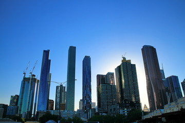 Obraz na płótnie Canvas The city of Melbourne, Australia