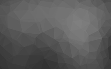 Light Silver, Gray vector low poly layout. A vague abstract illustration with gradient. The best triangular design for your business.