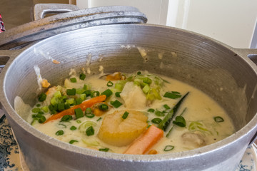 chicken soup with vegetables