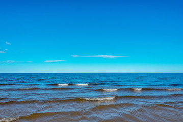 Baltic Sea Beach in Spring During Coronavirus Lock Down