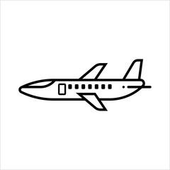 Airplane Icon, Aeroplane Icon, Engine Powered Fixed Wing Aircraft