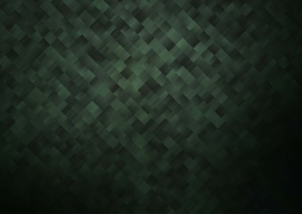 Dark Green vector background with rectangles. Decorative design in abstract style with rectangles. Pattern can be used for websites.