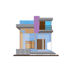 modern minimalist house vector design icon