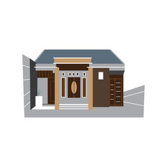 modern minimalist house vector design icon