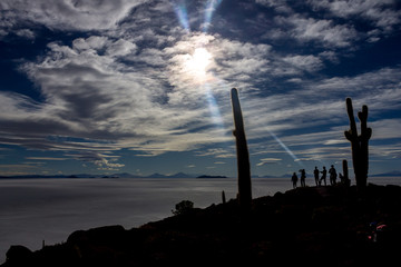 Uyuni salt marsh in Bolivia beautiful views sunsets and sunrises