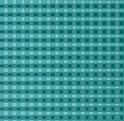 Fototapeta premium Abstract weave pattern background in shades of teal
