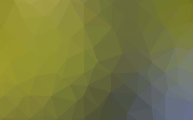Light Green, Yellow vector low poly layout. Shining illustration, which consist of triangles. The best triangular design for your business.