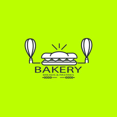bakery logo icon concept. illustration symbol food healthy