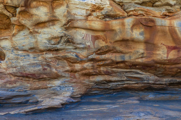 Amazing Inside View Pictures of the Laas Geel cave formations - an earliest known cave paintings in the Horn of Africa, Somaliland