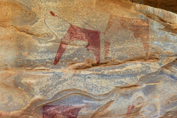 Amazing Inside View Pictures of the Laas Geel cave formations - an earliest known cave paintings in the Horn of Africa, Somaliland