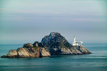 Fototapeta na wymiar Oryukdo Island, a famous tourist destination in Busan, South Korea