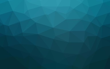 Obraz premium Light BLUE vector triangle mosaic texture. A vague abstract illustration with gradient. Template for your brand book.
