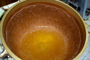 Atelier de fabrication traditionnel de bonbons