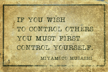 control others Musashi