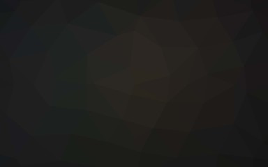 Obraz premium Dark Black vector blurry triangle template. A completely new color illustration in a vague style. Template for your brand book.