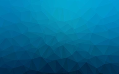 Dark BLUE vector polygonal background. Brand new colorful illustration in with gradient. Completely new template for your business design.