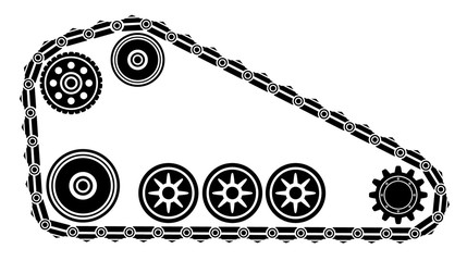 Tracks Tank,Tank Caterpillar number two