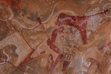 Amazing Inside View Pictures of the Laas Geel cave formations - an earliest known cave paintings in...