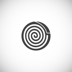 RFID related icon on background for graphic and web design. Creative illustration concept symbol for web or mobile app