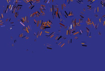 Light Orange vector backdrop with long lines.