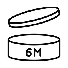 6 months after opening icon