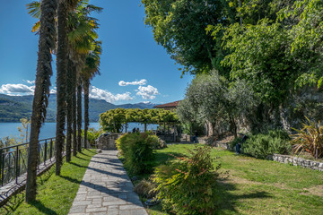 The garden of hermitage of Santa Caterina del Sasso