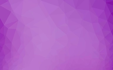 Obraz premium Light Purple vector polygon abstract backdrop. Creative illustration in halftone style with gradient. Polygonal design for your web site.