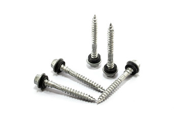 Screw nut isolated on a white background