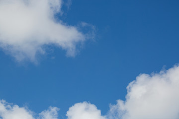 blue sky with clouds