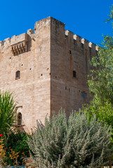 The medieval castle of Kolossi, it is situated in the south of Cyprus, Limassol. Vertical