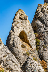 Panorama of the Crimean mountains.
