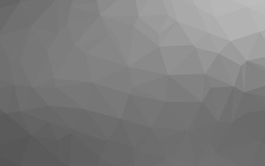 Fototapeta premium Light Silver, Gray vector blurry triangle texture. Triangular geometric sample with gradient. Triangular pattern for your business design.