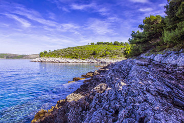 coast with interesting rocks