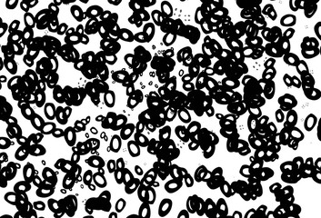 Fototapeta na wymiar Black and white vector cover with spots.