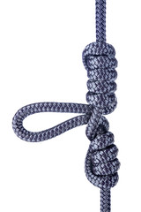 Dropper Loop Knot on White