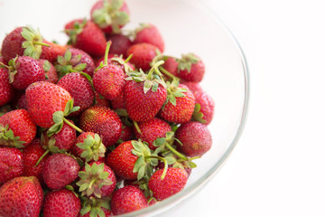 Fresh strawberries.