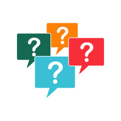 answer and question icon for asking