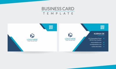 Geometric Office Brand Identity Business Card