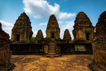 Tempel bei Angkor Siam Reap, Kambodscha