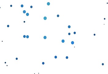 Light BLUE vector template with circles.