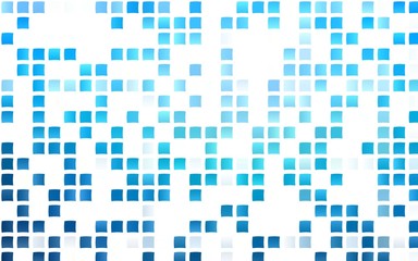 Light BLUE vector background with rectangles. Beautiful illustration with rectangles and squares. Pattern can be used for websites.