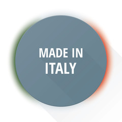 Product Made in Italy sign label illustration