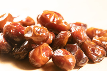 date fruits on wooden table