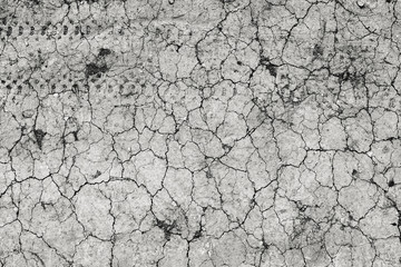 Texture of dried cracked earth
