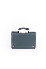 leather elegant women bag. Fashionable female handbag, isolated