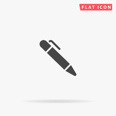 Pen flat vector icon