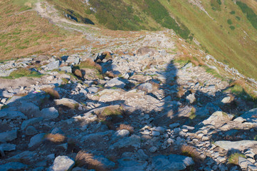 rocky part of the mountain