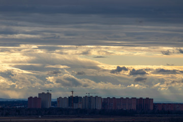 Clouds at sunset