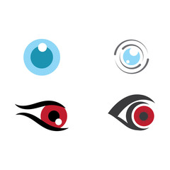 Set Eye Care vector logo design